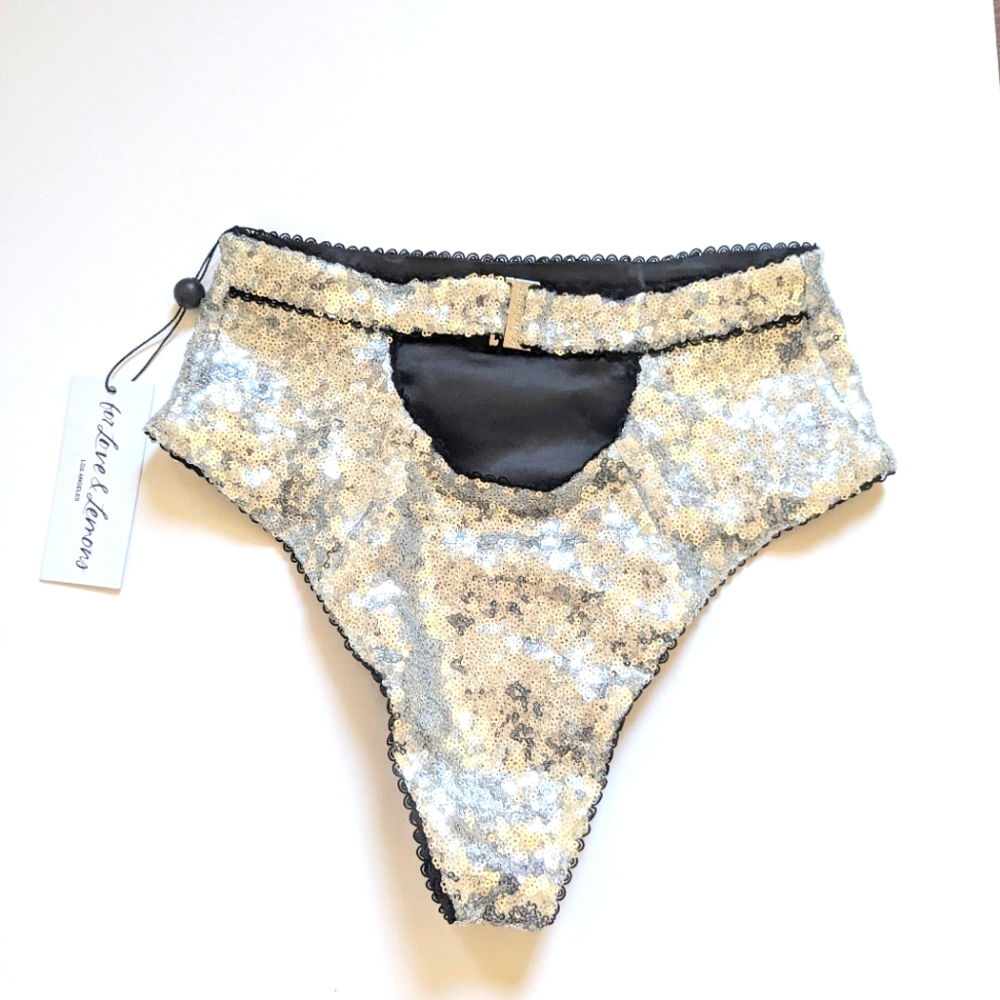 Silver Sequin Panties